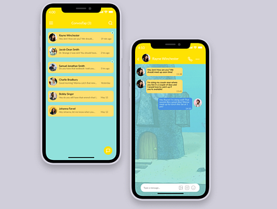 Daily UI #13 - Direct Messaging app challenge chatbox day 13 design direct messaging dm message ui