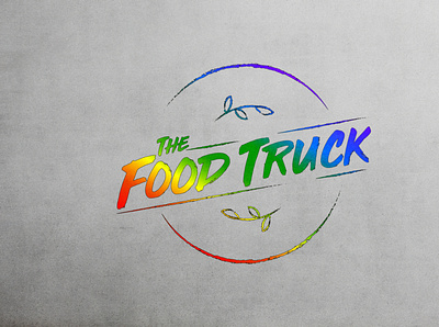 The Food Truck logo design art branding design food truck graphic design illustration logo pride vector