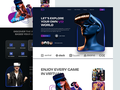 METAVERSE Landing Page