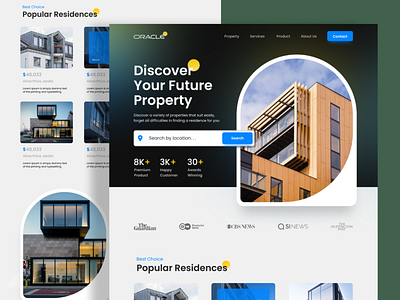 Real-estate Landing Page Design