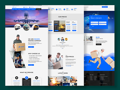 Moving / Movers Landing page