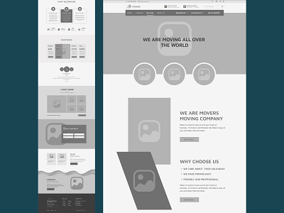 Wireframe Home Page transportation wireframe wireframe home page