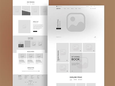 Wireframe Home Page