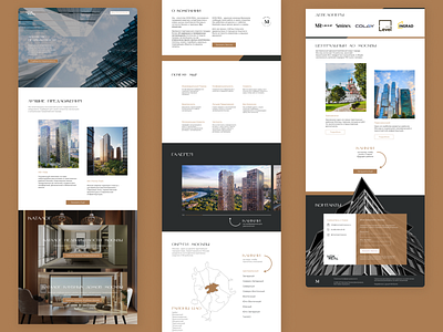 Landing Page for Real Estate Compnay graphic design ui web webdesign