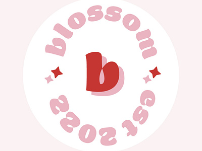 Blossom Cosmetics Logo 🍒✨ branding design graphic design illustration logo typography ui vector