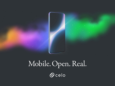 Mobile. Open. Real. artdirection branding creative cryptocurrency illustration