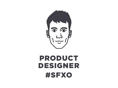 SFXO Product Designer - Taylor bandw head illo portrait san francisco sanfrancisco