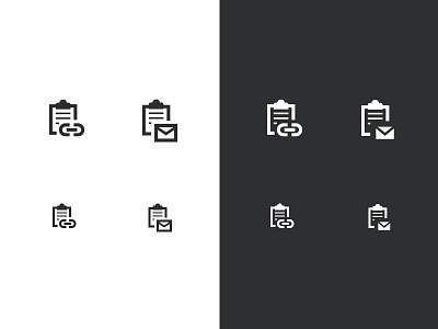 "Copy Link to Clipboard" and "Copy email to Clipboard" Icons clipboard copy email icon link sfxo