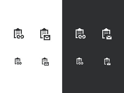 "Copy Link to Clipboard" and "Copy email to Clipboard" Icons