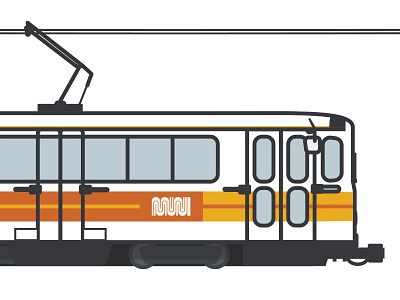 Throwback Muni Profile View muni municipal old school public transit san francisco sf sfxo