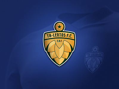 TÁ-LENTOS F.C badge beer branding illustration illustrator logo soccer