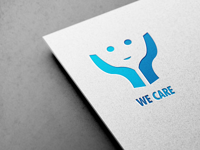 WE CARE Logo Mockup