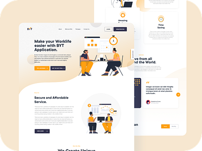 BYT Website Design branding design illustration logo ui ui ux web design