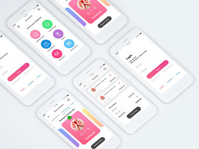 Party Items Order Appplication cake app concept app event app item app party app ui ux