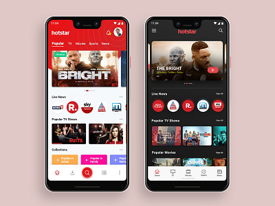 Hotstar App Redesign