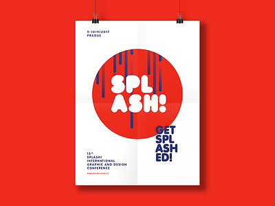 Splash - unused concept part 2 branding concept fresh poster red splash