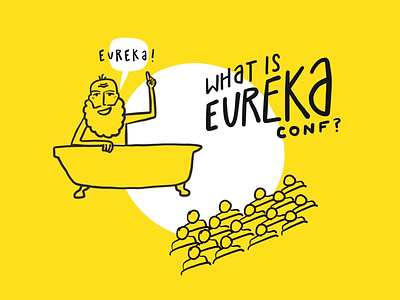 Eureka Conf - Animation What after effects animation animator bodymovin church church animation clean design funny gif illustration lottiefiles motion design vector web web animation website websites