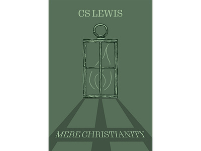"Mere Christianity" Book Cover book cover design illustration typography