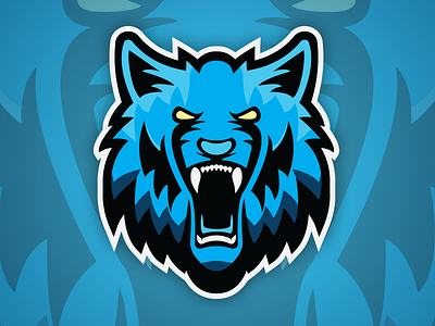 Mascot Logo animal blue esports icon illustration illustrator logo mascot sports