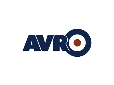 Avro aircraft branding britain classic concept design flat icon industrial logo redesign vector