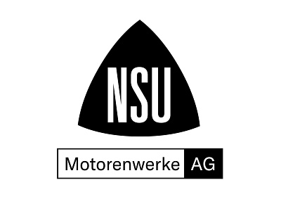 NSU Logo Concept automotive branding classic concept design flat icon industrial logo redesign vector