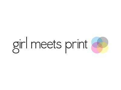 Girl Meets Print - Logo