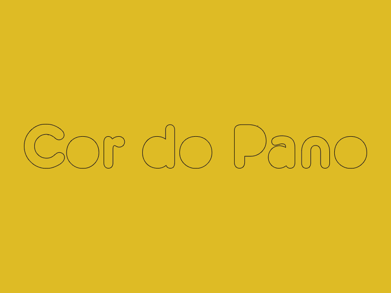 Cor do Pano branding color font id identy logo logotype type
