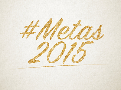 Metas 2015 ad advertising brightness gold paper texture