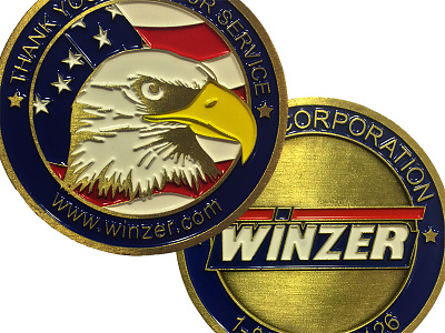Winzer Military Service Challenge Coin