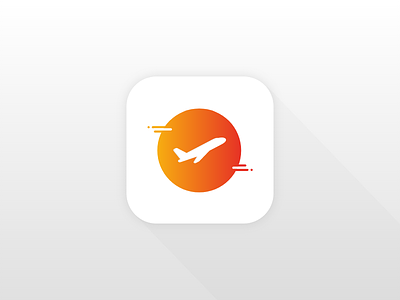 DailyUI 005 - App Icon app daily daily ui dailyui icon ios orange travel ui yellow
