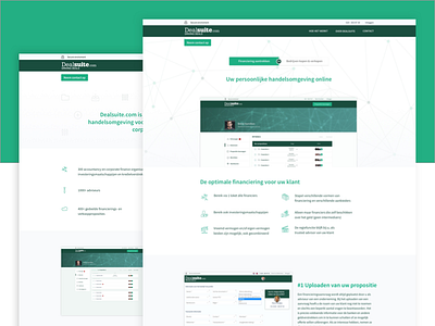 Brookz Dealsuite Marketing page bank design environment finance interface marketing site trading visual web