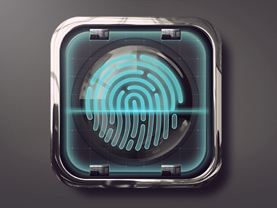 Touch ID 7 apple crome digital fingerprint hi tech hitech id ios metal touch