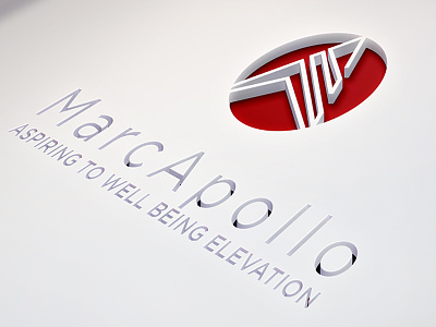 Marc Apollo branding cards design logo marketing modern simple simplicity symbol tech technology unique