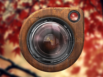 Vintage Camera Icon android apple camera custom effects icon ios iphone lens realistic vintage wood