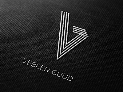 Veblen Guud Logotype branding denim fabric fashion jeans logo logotype modern simple simplicity symbol unique