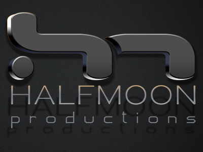 Half Moon Productions Logo branding design logo marketing modern movie simple studio symbol tech technology unique