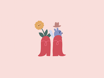 boots baby boots cowboy illustration kids