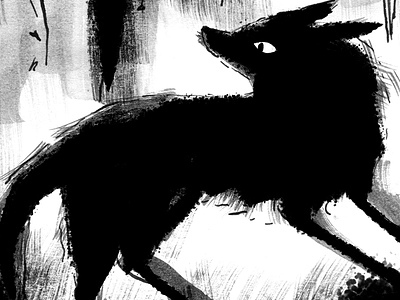 he's coming for you! comic wolf