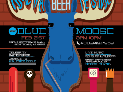 Blue Moose illustration