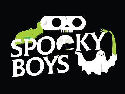 Spooky Boys character design halloween horror illustration inktober october spooky vector