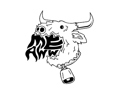 Screaming Cow illustration