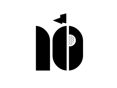 Hole in None: Another Glance... another golf logo logo design