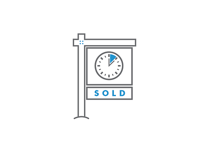 Sold In Record Time illustration real estate realty