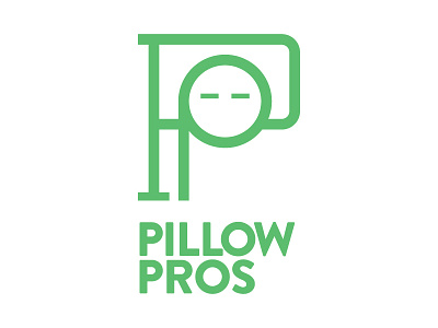 Pillow Talk logo logo design pillow typography