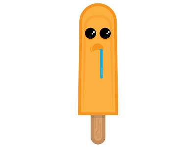 Brainfreeze drooling ice cream illustration popsicle summer treats