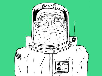 Your body will remember astronaut drowning illustration instagram space