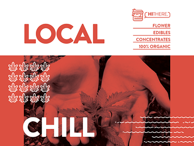 Local Chill design graphic design layout typography