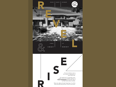 Revel & Rise graphic design layout typography