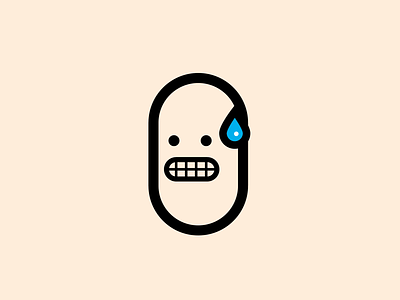 Worried Much face illustration