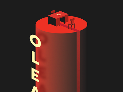 Oleanna - Attempt II illustration oleanna play poster design